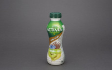 Jogurt gruszka-kiwi-siemię lniane z nasionami (0,89%) i zbożami (0,3%)