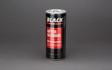 Black After Alcohol, gazowany napój energetyzujący o smaku cytrusowym z dodatkiem witamin