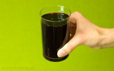 Szklanka soku z winogron