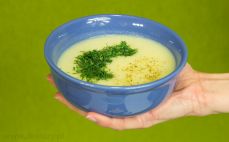 Porcja zupy czosnkowej 
