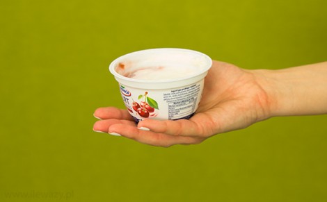 Jogurt typu greckiego z wiśniami 0 %