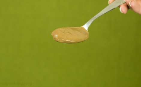 Krem o smaku masła orzechowego zero kcal